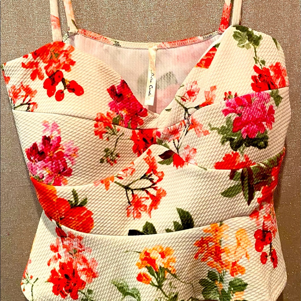 Sexy  Flower  Top Size L